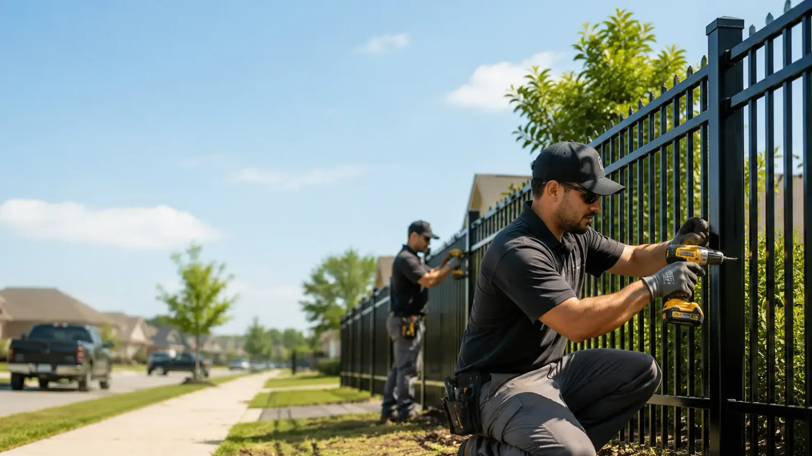 Metal Fence Installation in Holly Springs, MS